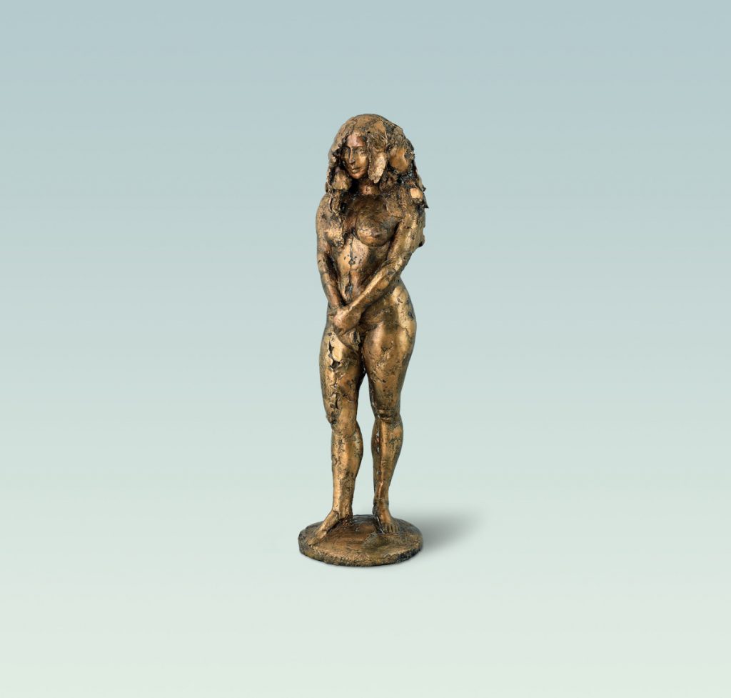 Amber, Aktskulptur, skulptur Bronze, Bärbel Dieckmann, Bildhauerin, sculptress, Berlin, Skulptur in Bronze, bronce sculpture