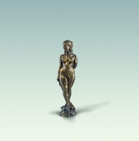 Christine, Aktskulptur, skulptur Bronze, Bärbel Dieckmann, Bildhauerin, sculptress, Berlin, Skulptur in Bronze, bronce sculpture
