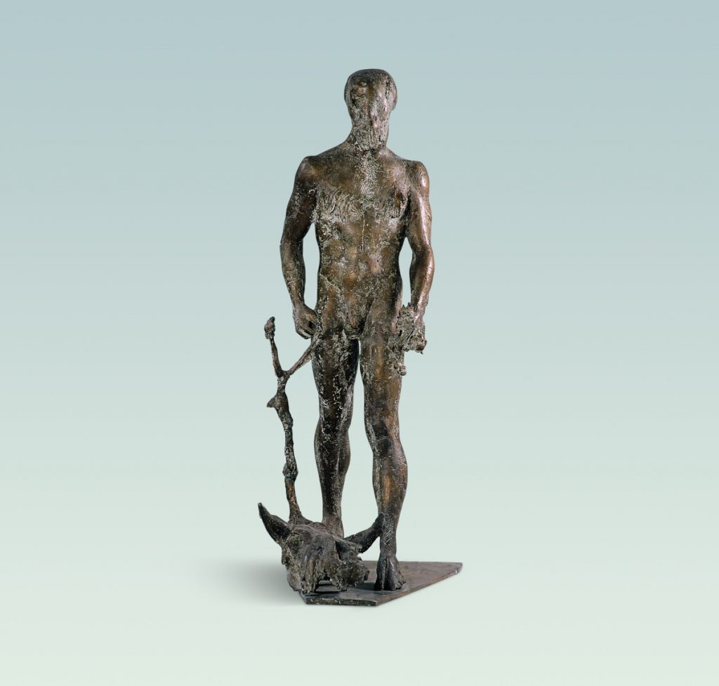 Silen, Aktskulptur, skulptur Bronze, Bärbel Dieckmann, Bildhauerin, sculptress, Berlin, Skulptur in Bronze, bronce sculpture