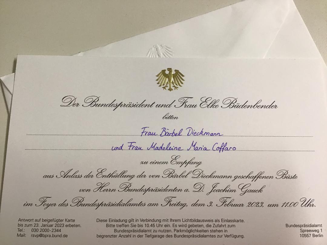 Einladung Bundespräsidialamt
